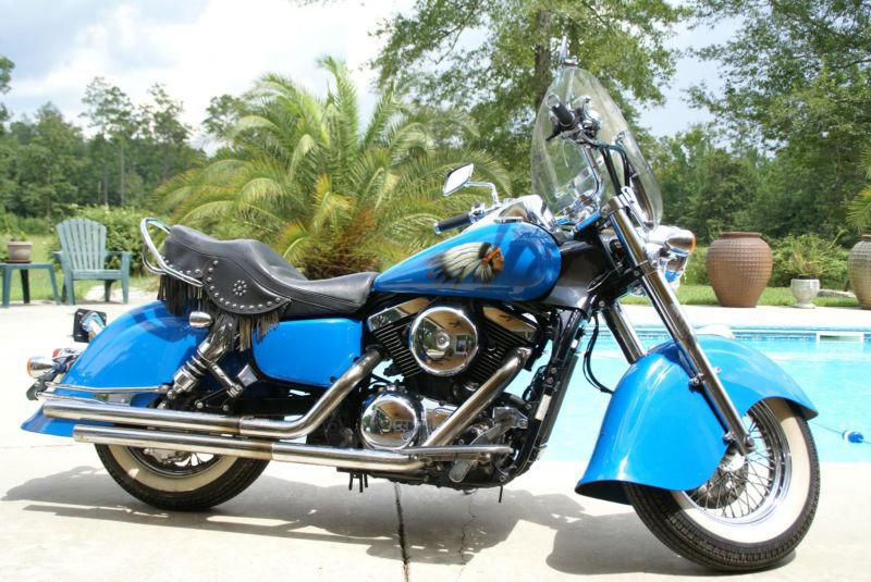 2001 KAWASAKI motorcycle VULCAN 1500 INDIAN FACTORY CLONE NO RESERVE