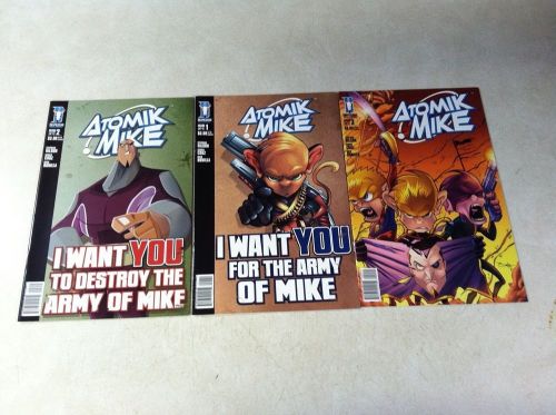ATOMIK MIKE #1,2,3 DESPERADO, 2007, I WANT YOU FOR THE ARMY OF MIKE!!