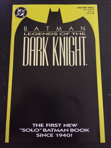 Batman:legends of dark knight#1 incredible condition 9.4(1989) hannigan art!!