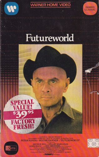 FUTUREWORLD Yul Brynner 1981 BETA TAPE / Betamax
