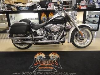 07 Harley Davidson Softail Deluxe Black&Pearl White only 4300 miles HD Hard bags