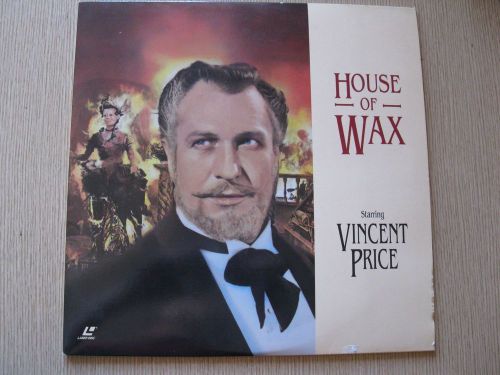 HOUSE OF WAX LASERDISC TESTED VINCENT PRICE CLASSIC HORROR THRILLER 1953