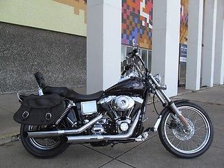 Harley-Davidson : Dyna 2002 Black Harley Davidson Dyna Wide