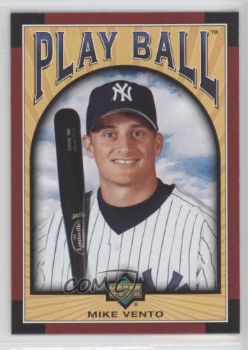2004 upper deck play ball #193 mike vento new york yankees rc baseball card 0a9