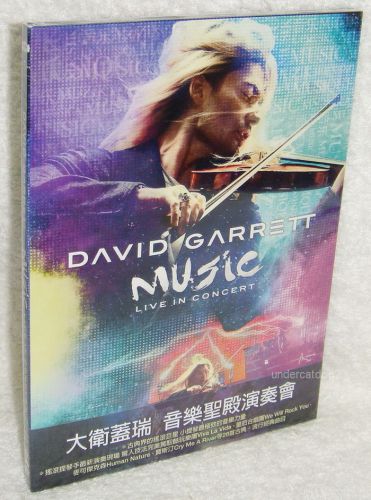 David garrett music live in concert taiwan dvd w/obi (digipak)