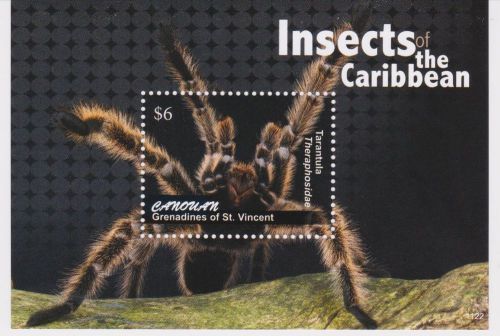 Canouan of St Vincent - Insects, 2011 - 1122 S/S MNH