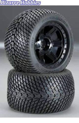 Pro-line 3.8 road rage m2 tires on 17mm hex desperado 1/2 offset pro1177-11