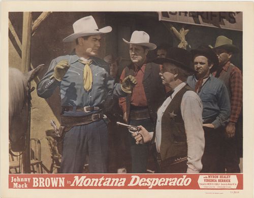 Montana desperado 1951 original movie poster action mystery western