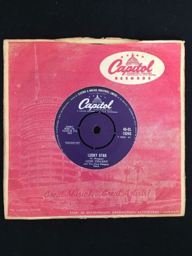 Gene vincent: baby don&#039;t believe him / lucky star. uk issue vg+