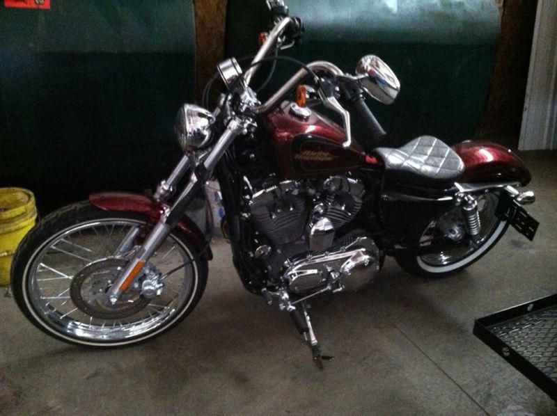 NEW: 2012 harley davidson sportster big red candy paint