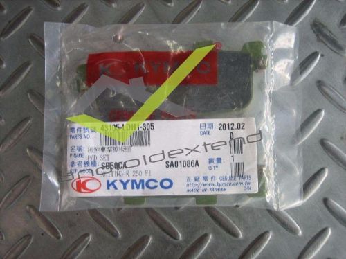 Kymco xciting 250/300 original kymco rear brake pads