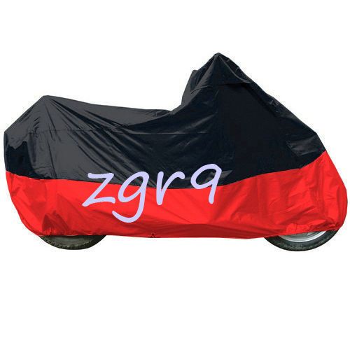 Red black scooter, piaggio, vespa, kymco motorcycle cover cq- m