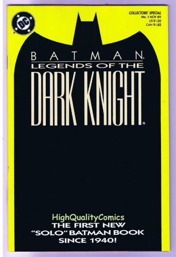 BATMAN: LEGENDS OF THE DARK KNIGHT #1, NM, Shaman, 1989, Hannigan, John Beatty,Y