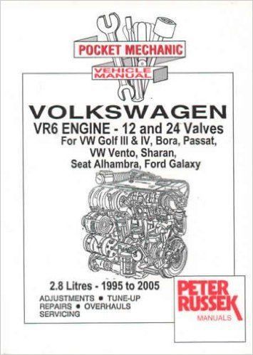 Volkswagen vw vr6 12 and 24 vales golf passat vento sharan engine manual