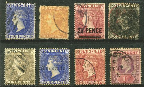 ST. VINCENT (13597): Revenue/used stamps