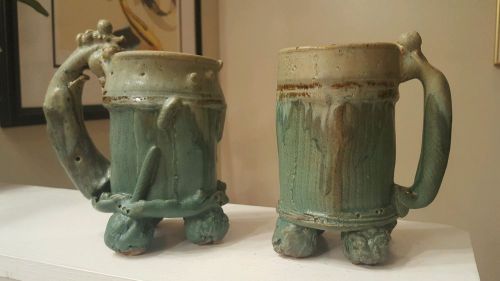 VINCENT SANSONE Studio Pottery Mugs Chattanooga Tennessee