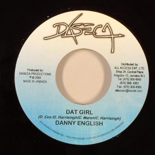 English, danny/desperado - dat girl - vinyl (7&#034;)