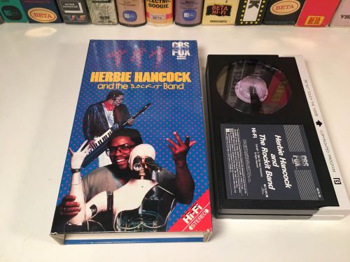 * Herbie Hancock &amp; The Rockit Band Betamax NOT VHS 1984 Music Break Dancing Beta