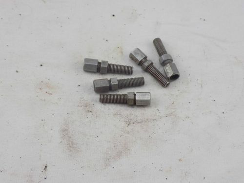 Panther, cable adjusters 1/4 cycle thread, cadnium plated Vincent, velocette BSA