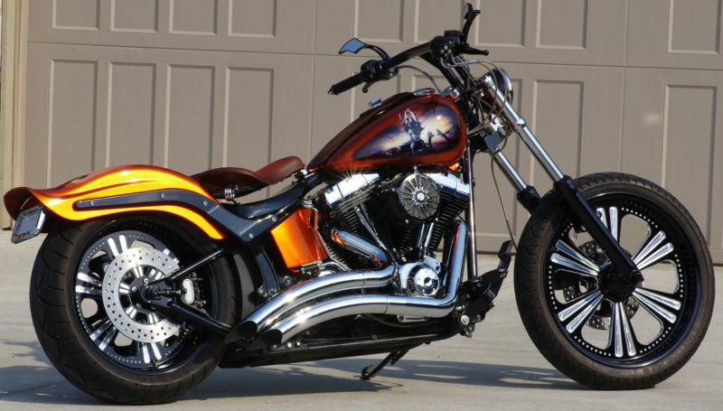 2006 Harley-Davidson Reaper FXSTC/I Custom Low Reserve Low Miles Upgrades Grim
