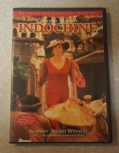 Indochine DVD RARE OOP! Catherine Deneuve, Vincent Perez. Free Shipping!