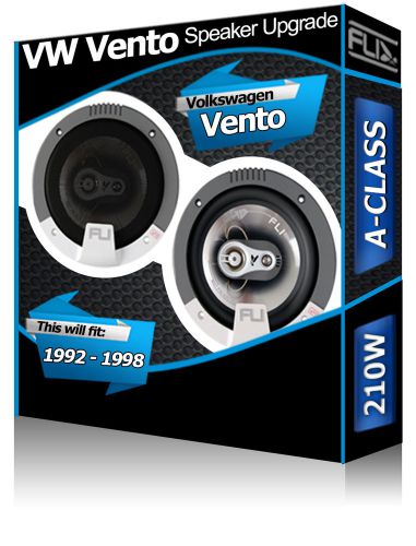 Volkswagen Vento Front Door Speakers Fli Audio car speaker kit 210W