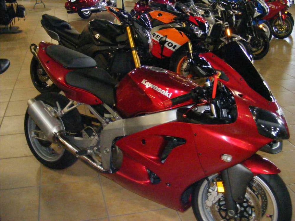 2007 kawasaki zzr600  sportbike 
