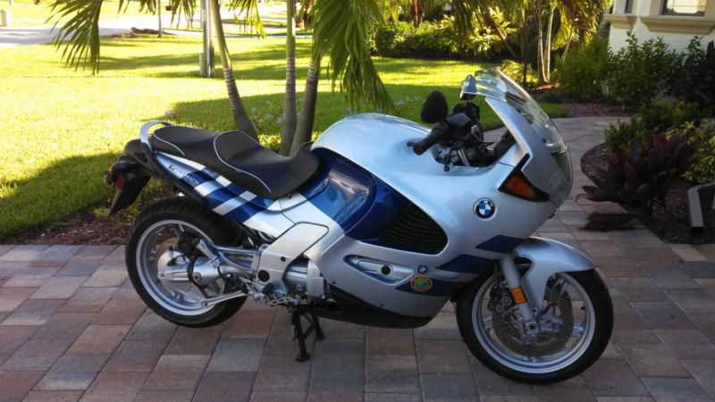 1999 K1200 RS ABS silver /blue new Sargentseat new tires newbraided brakelines