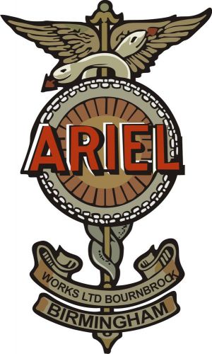 Ariel motorcycle - sticker / decal workshop station bsa vincent harley davidson