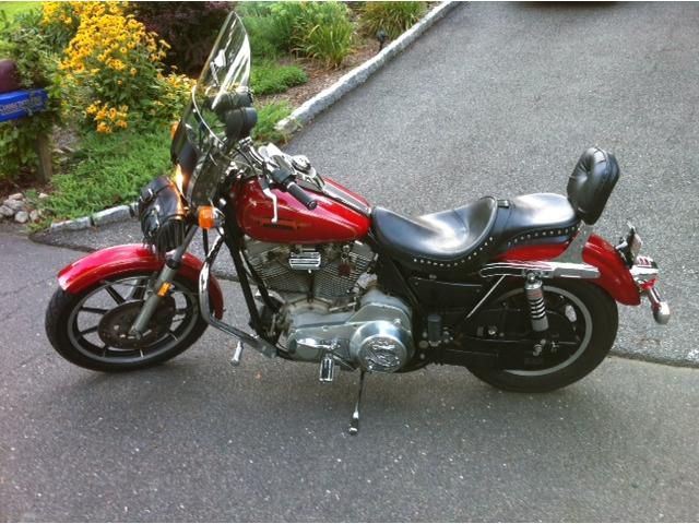 1984 harley davidson motorcycle fxrt red, 1340 cc, excellent condition