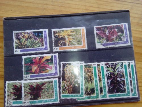 STAMPS USED ST VINCENT AND THE GRENADINES