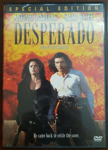 Desperado DVD Antonio Banderas, Salma Hayek, Joaquim de Almeida, Cheech Marin,