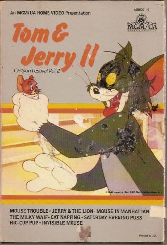 Tom &amp; Jerry Cartoon Festival Vol II 2 (BETA/Betamax 1982 Big Box)