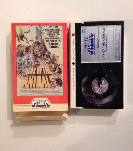 Day Of The Animals Media Home Entertainment Beta Tape Betamax Horror