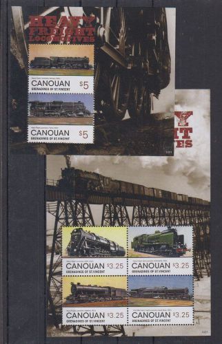 Z40. Canouan - St.Vincent - MNH - Transport - Trains - 2014