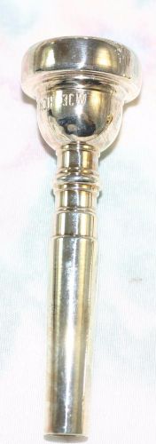 Rare silver vincent bach 3cw trumpet mouthpiece
