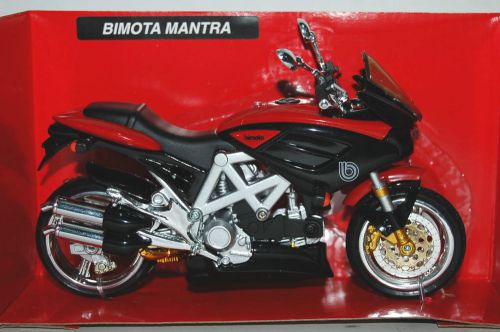BIMOTA MANTRA 1/12th DIECAST MODEL MOTORCYCLE RED