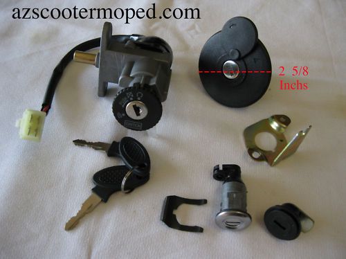 Scooter Moped Ignition Switch Key Set Vento Sunl Adly 50 cc 125 cc 150 cc Gy6