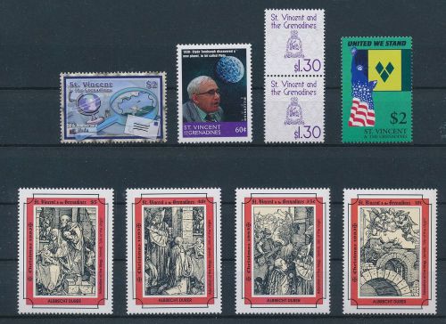 LE47509 St Vincent nice lot of good stamps MNH