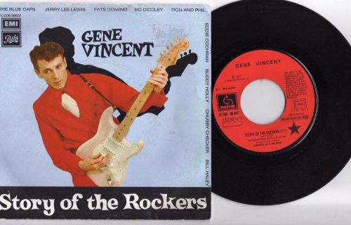 ROCKABILLY - GENE VINCENT &#034;STORY OF THE ROCKERS&#034; MINT with PICTURE SLEEVE!