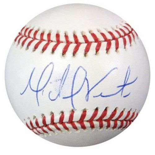 Mike Vento Autographed Signed MLB Baseball Yankees, Nationals PSA/DNA #Z33327