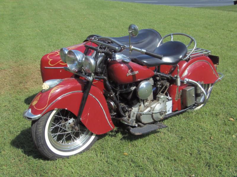 1948 indian chief with sidecar