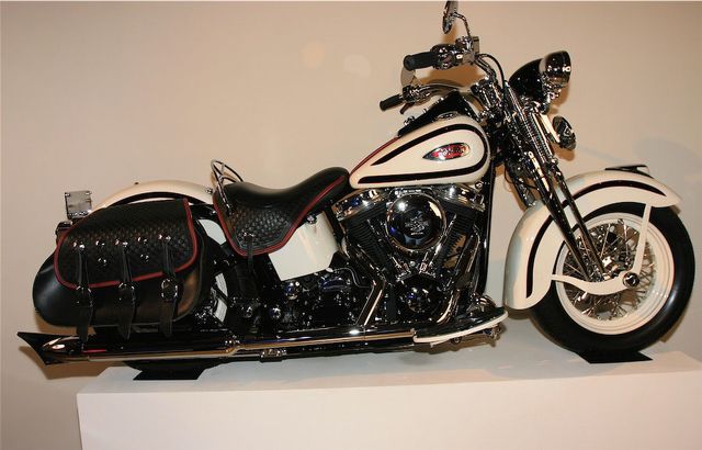 1997 ivory Harley-Davidson Canepa Design