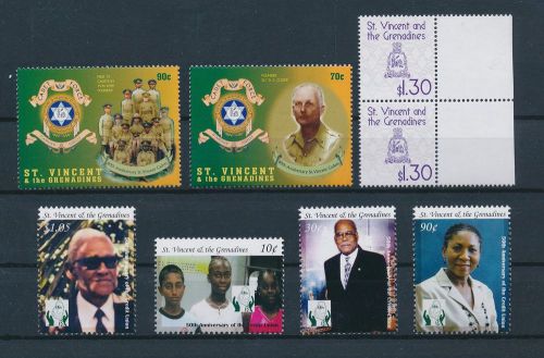 LE47508 St Vincent nice lot of good stamps MNH