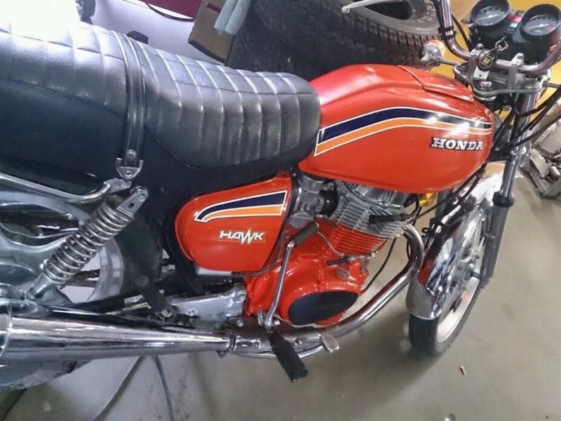 1978 cb400t hawk collector motorcycle honda 10k completely gone through