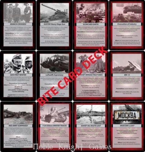 Vento Nuovo Wargame Blocks in the East - Card Deck Zip MINT