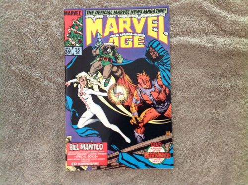 Marvel Age #25 w/never before published Cloak &amp; Dagger pages by Ed Hannigan