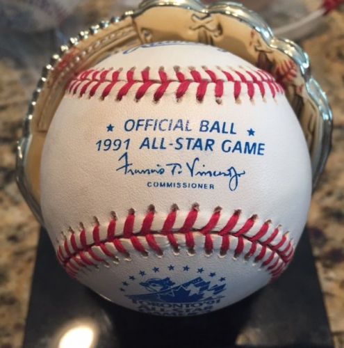 Rawlings 1991 All-Star Game Official Game Baseball Unsigned Fay Vincent Ball
