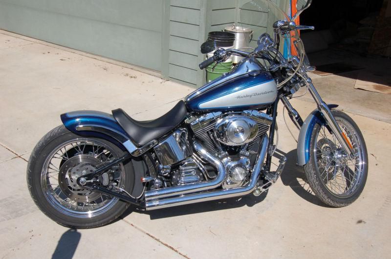 Harley Davidson Softail Deuce Blue/Silver--First Year of the Deuce