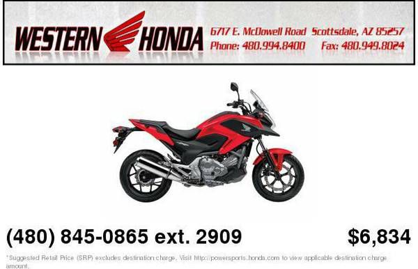 2013 Honda NC700X 670cc 6-speed Red